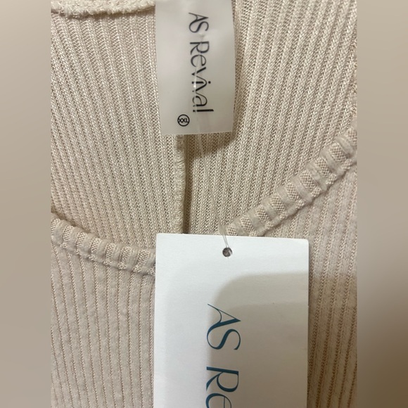 AS Revival Hang Tough Ribbed Jumpsuit Seashell XXL NWT - Picture 2 of 4
